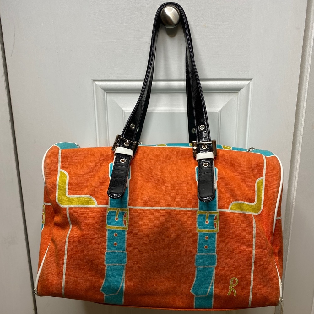 AUTH ROBERTA DI CAMERINO TOTE BAG MADE IN ITALY - Picture 4 of 12